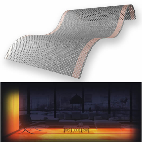 The Lamina Heat ComfortFilm is designed for areas where a flat, homogenous and easy to handle heating film is required, such as residential or commercial buildings for flooring, wall and ceilings.