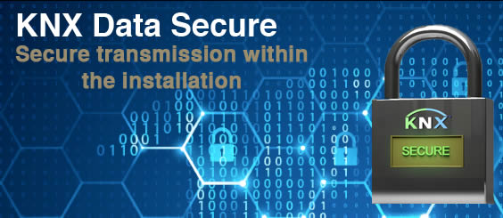KNX Data Secure offers protection within an installation.