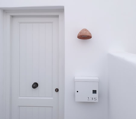 Illuminated room number and access control.