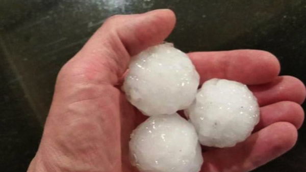 Studies predict that large hail events are likely to increase thanks to anthropogenic climate change.