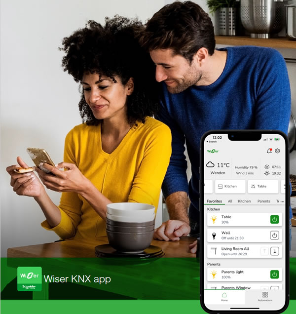 Schneider Electric releases Wiser KNX app – smart for homeowners