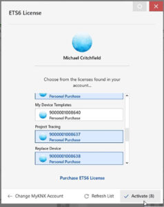 ETS6.3.0: changes to signing in, licensing, and creating a new project ...